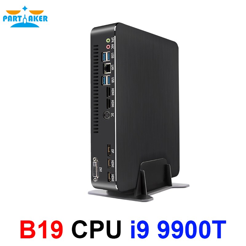 ̴  PC ũž ǻ  ھ i9-9900T GTX1650 4G ׷ 2 * DDR4 ̴ PC Windows 10 M.2 PCIE 4K HDMI2.0 DP WiFi